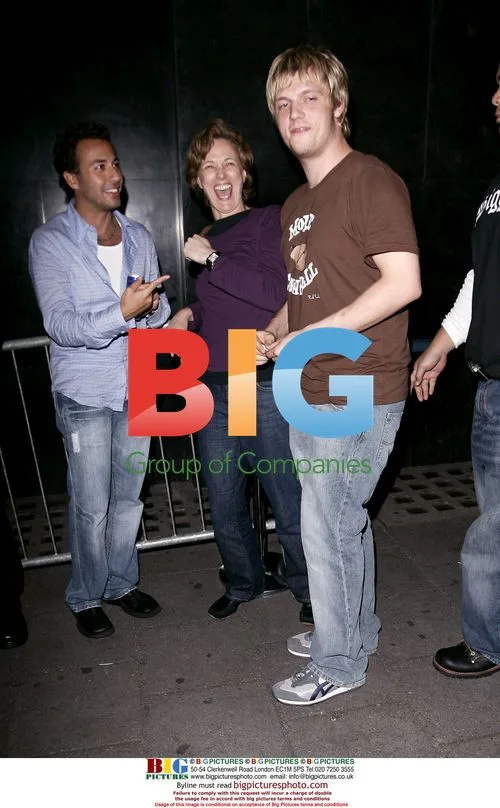 Nick Carter and AJ McLane at Pangaea Nightclub
