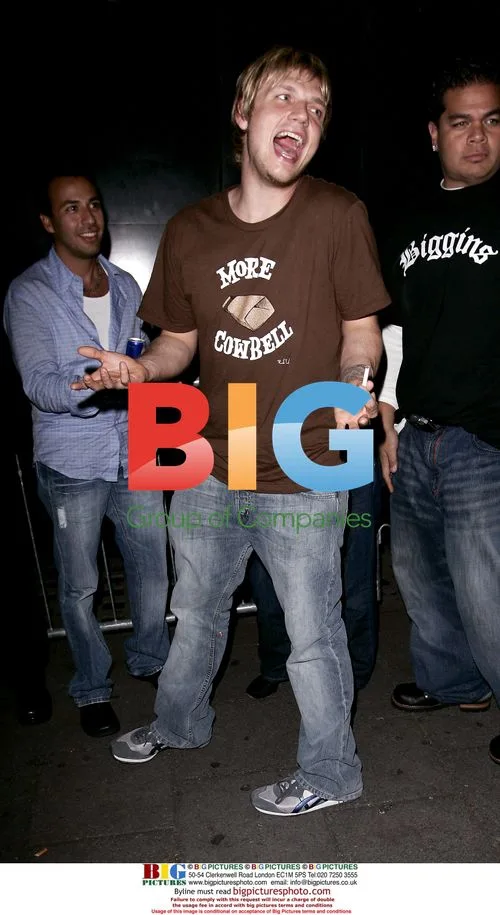 Nick Carter & AJ McLaine Partying in London