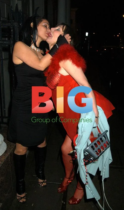 Big Brother's Becki and friends at 21st birthday party