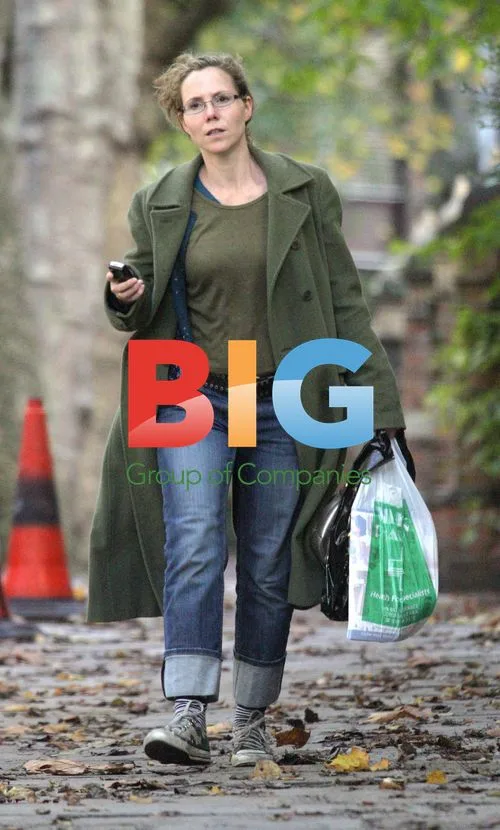 Comedy actress Sally Philips out in London