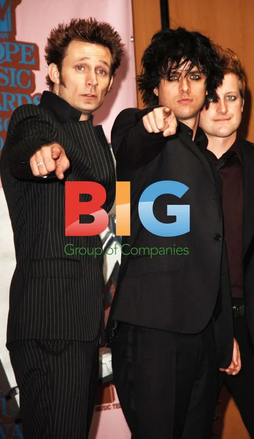Green Day Backstage at MTV Europe Music Awards