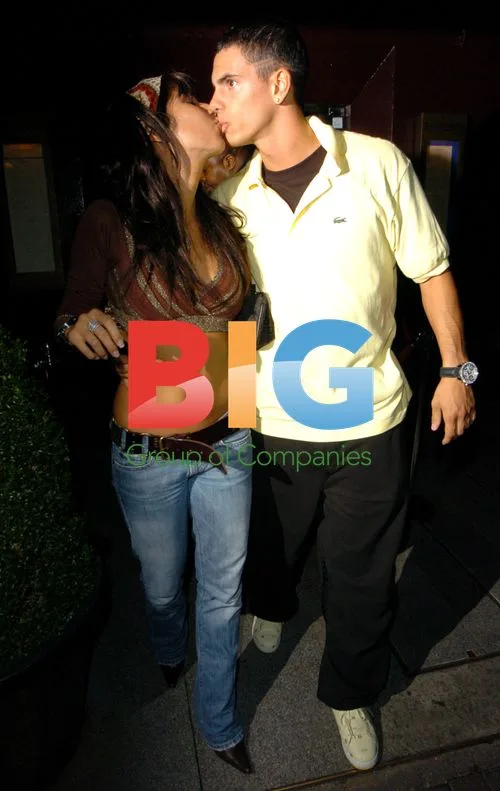 Model Leilani Dowding and footballer boyfriend