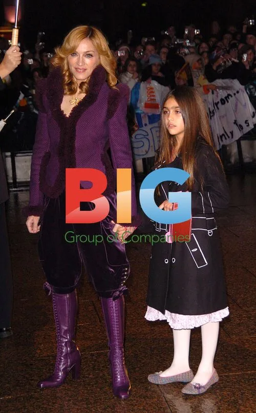 Madonna and Lourdes at Harry Potter Premiere