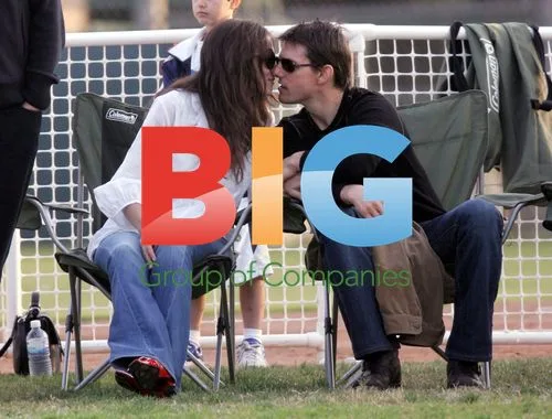 Tom Cruise, Katie Holmes, and Connor Watch Soccer Game