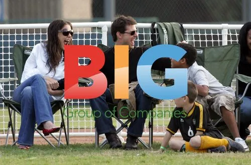 Tom Cruise and Katie Holmes at Isabella's Soccer Game