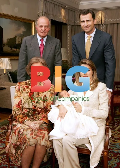 Crown Prince Felipe and Princess Letizia with baby