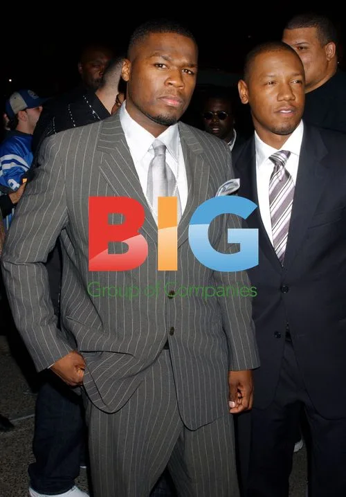 50 Cent and Tory Kittles at "Get Rich or Die Tryin" screening