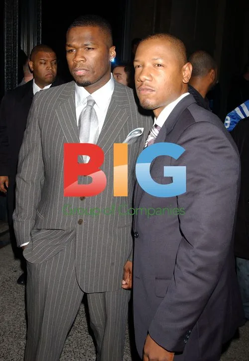 50 Cent and Tory Kittles at Get Rich or Die Tryin' Screening