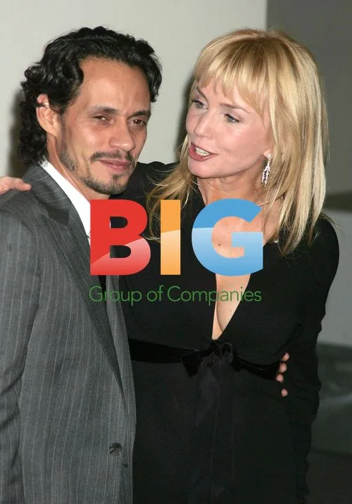 Marc Anthony and Rebecca Demornay at UN Gala