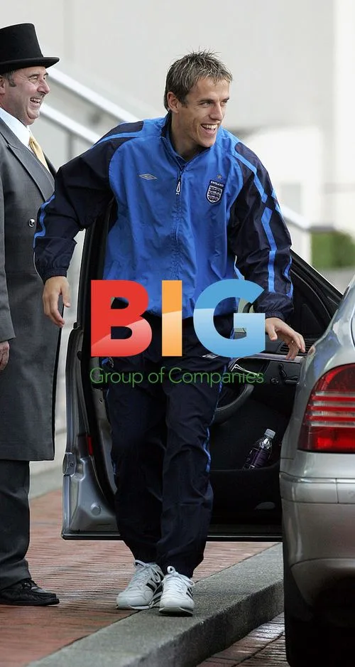 England squad arriving at Lowry hotel
