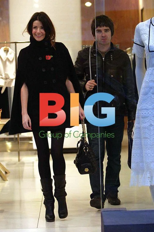 Noel Gallagher and Sarah MacDonald Shopping