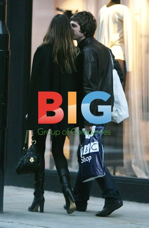Noel Gallagher and Sarah MacDonald Shopping