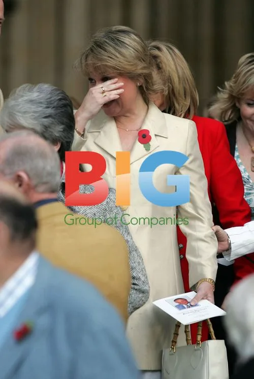 Richard Whiteley's Wife at Service