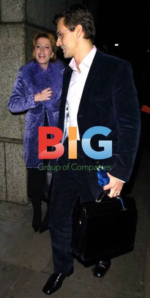 Natasha Kaplinsky and Justin Bower at The Ivy