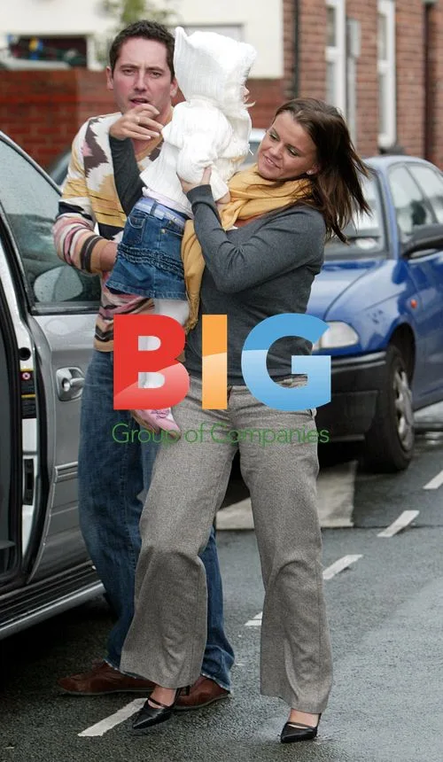 Kerry Katona at Nursery School Opening