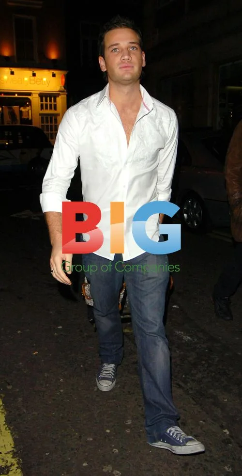 Kaz James leaving Madonna album launch party