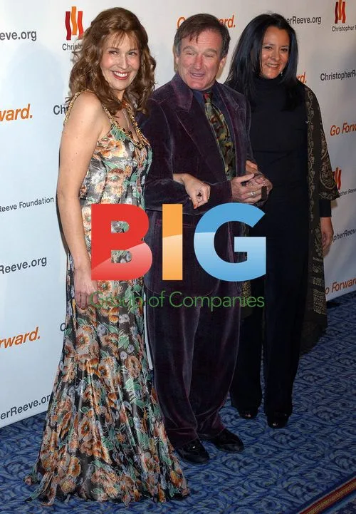 Dana Reeve and Robin Williams at 'A Magical Evening'