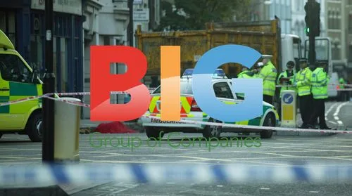 Serious road accident in London