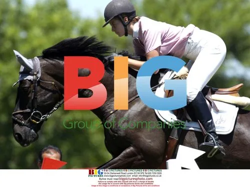Onassis Heiress Athina Roussell Attends Equestrian Event