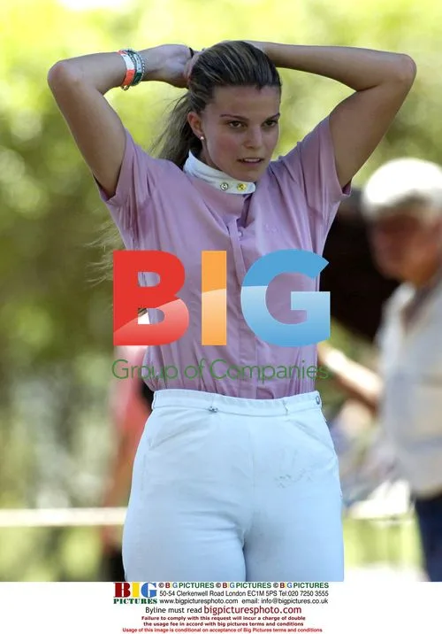Onassis Heiress Athina Roussell at Buenos Aires Jumping Event