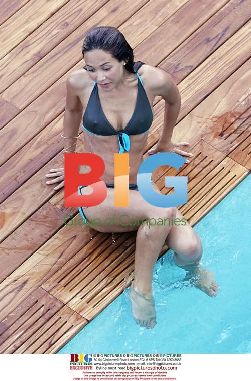 Myleene Klass Relaxes in Bikini