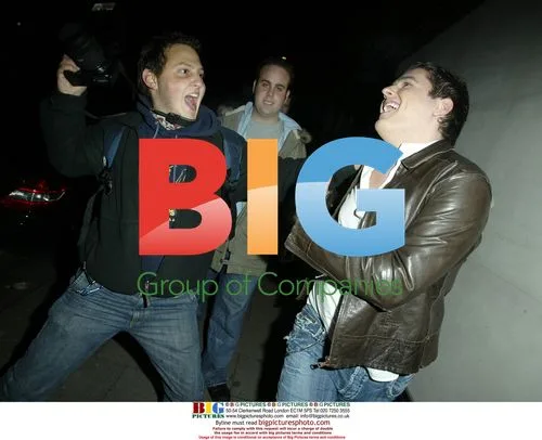 Craig Coates and Friend Leaving Eve Club After Beat Bullying Fundraiser
