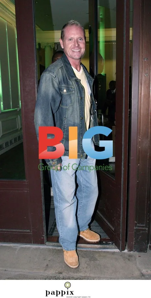 Paul Gascoigne Leaves Restaurant in Marylebone
