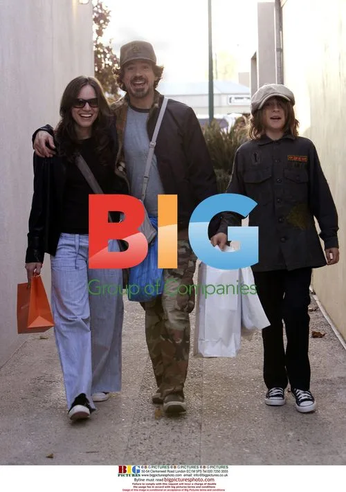 Robert Downey Jr. with Family in Malibu