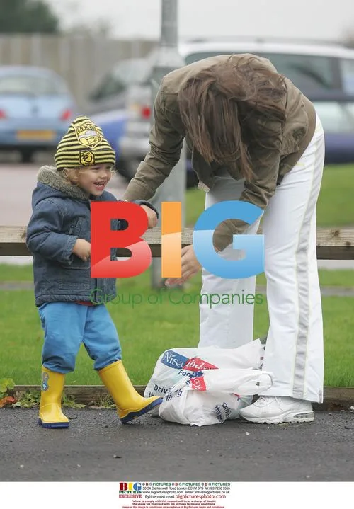 Jade Goody out with son Bobby