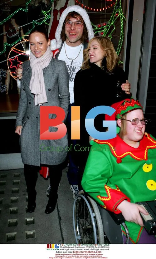 Madonna, Stella McCartney, David Walliams and Matt Lucas at Stella McCartney store