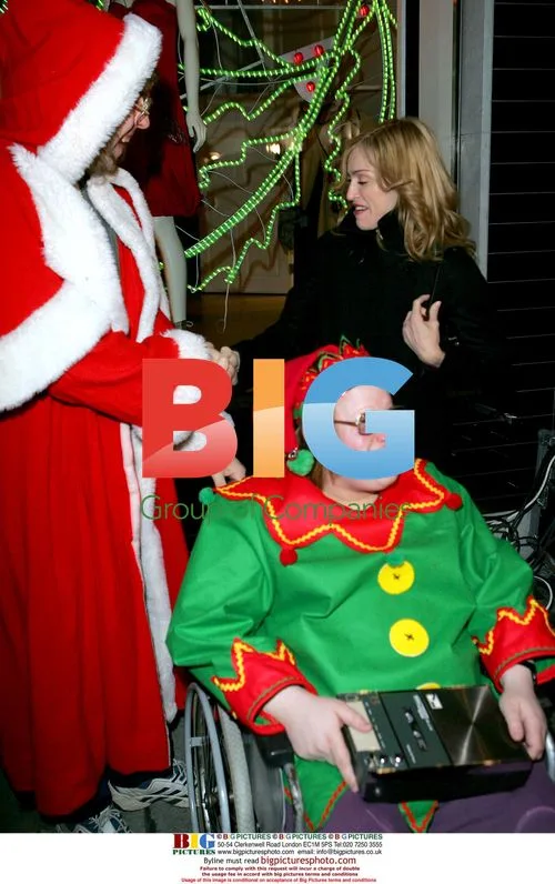 Madonna, Stella McCartney, David Walliams, and Matt Lucas at Stella McCartney Store