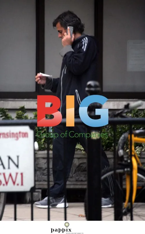 Jose Mourinho Visits Bank