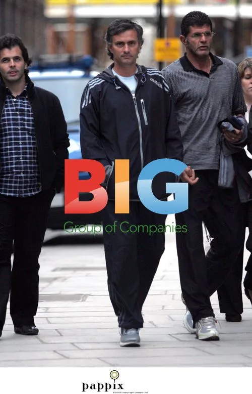 Jose Mourinho at Coutts Bank