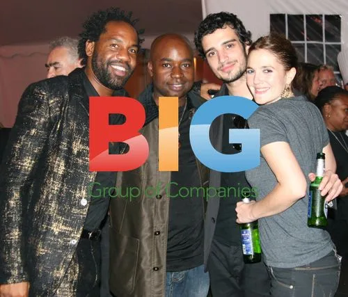 Drew Barrymore and Boyfriend at Wyclef Jean Benefit