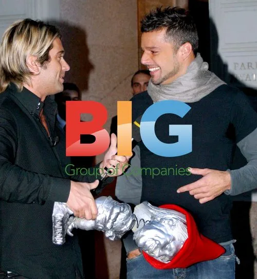 Ricky Martin Presented with Gongolo in Milan