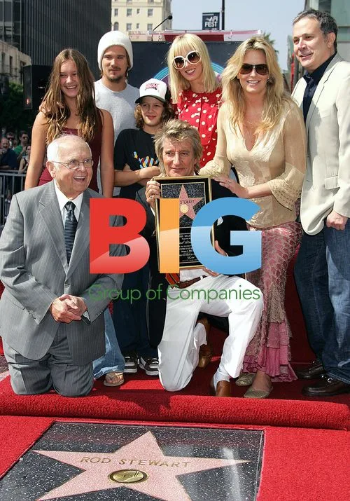 Rod Stewart Honored on Hollywood Walk of Fame