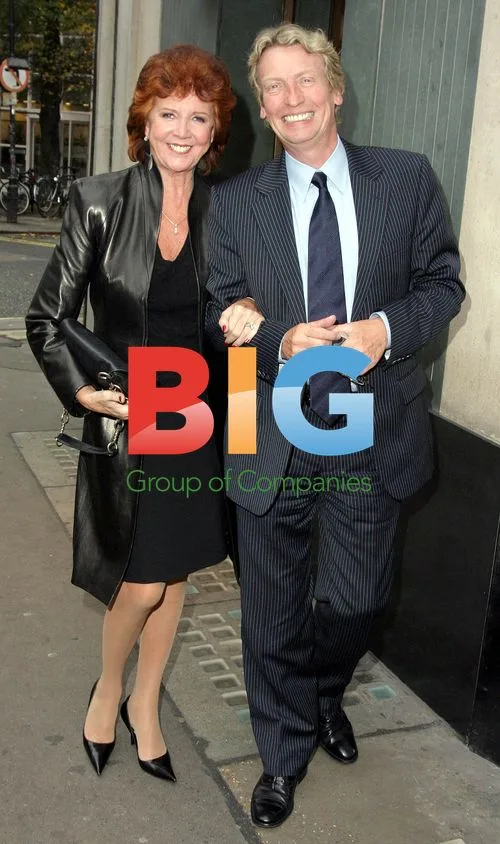 Cilla Black and companion at Ivy restaurant