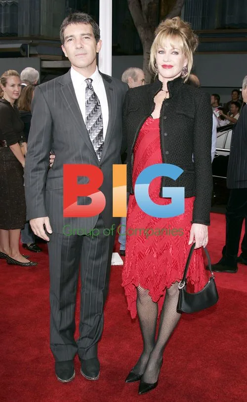 Antonio Banderas & Melanie Griffith at 'The Legend Of Zorro' Premiere