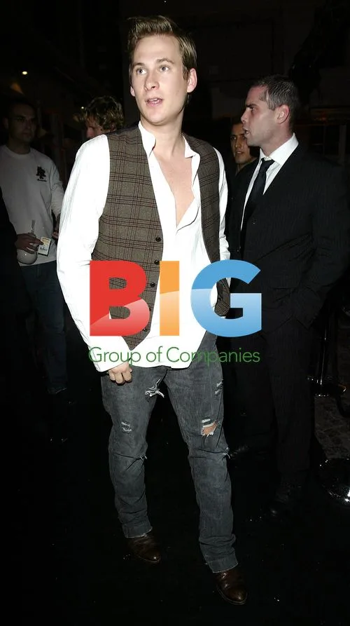 Singer Lee Ryan Leaves Magazine Party