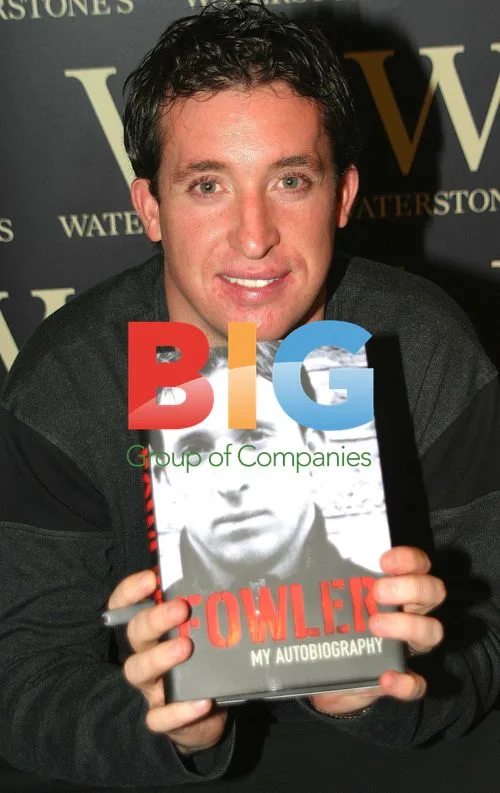 Robbie Fowler at book signing