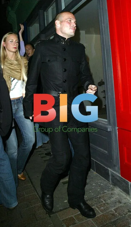 Arsenal's Freddie Ljungberg and Girlfriend Clubbing