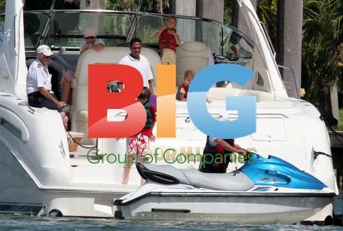 Julio Iglesias' son on jetski
