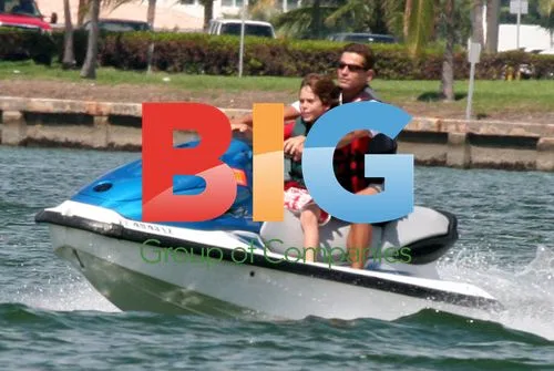 Julio Iglesias' son on jetski