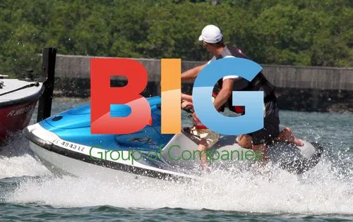 Julio Iglesias' son on jetski