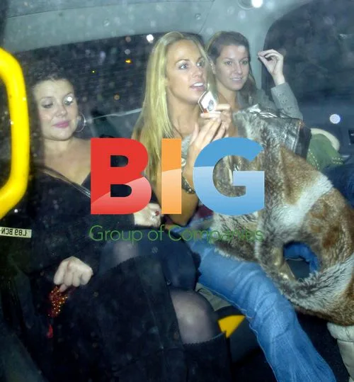 Gareth Gates' friends leaving Boujis Nightclub