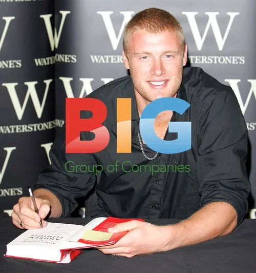 Freddie Flintoff Signs Autobiography
