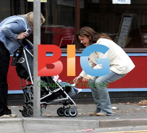 Kerry Katona seen out and about in Warrington