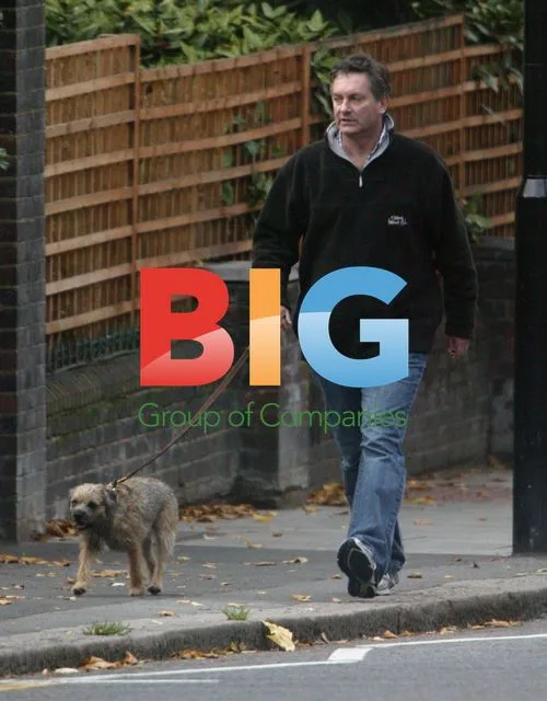 Simon McCoy Walking Dog in North London