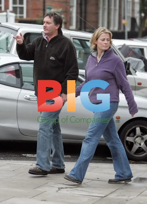 Simon McCoy and partner out in London