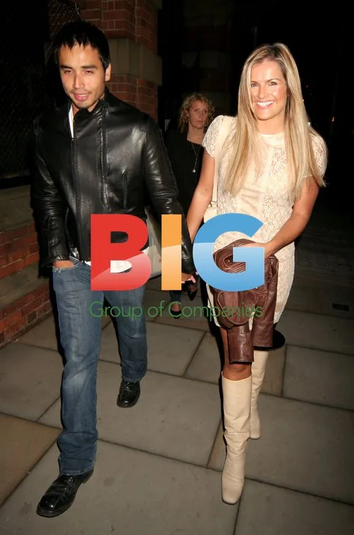 Katie Hill and partner at H&M launch